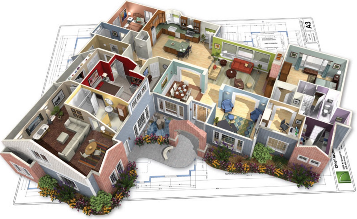Planos casas modernas