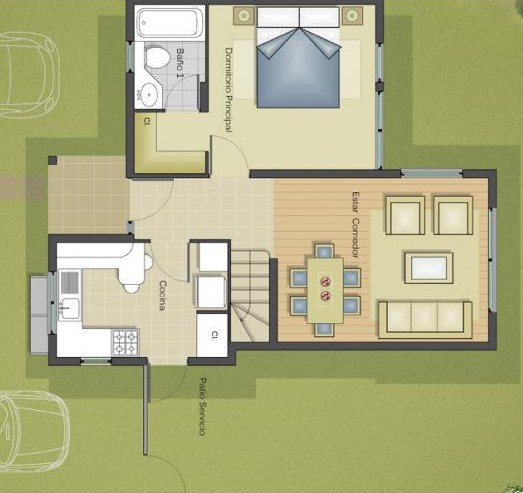 Planos de casas de 2 pisos y 3 dormitorios gratis