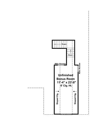Plano de casa de 3 dormitorios y garaje doble segundo piso