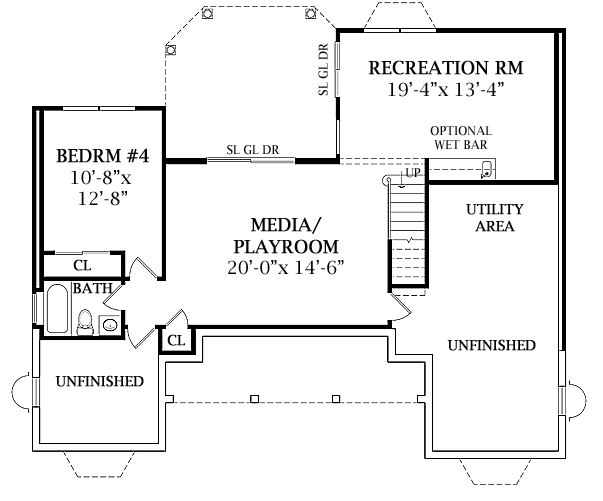 plano de casa de dos pisos de estilo victoriano