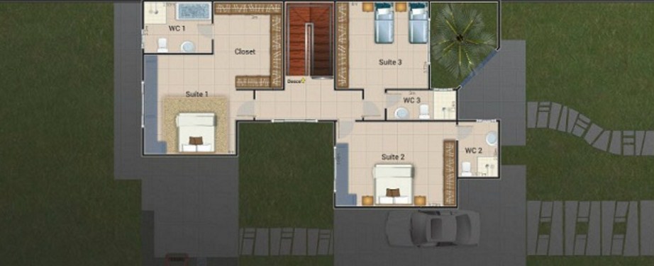 Planos de casas de 4 dormitorios y 2 pisos