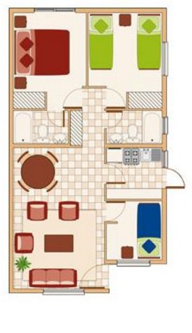 planos de casas modernas 6 x 15