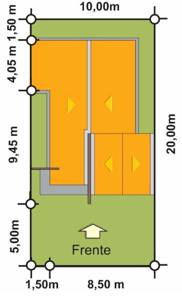 Planos de casas modernas de 10x20