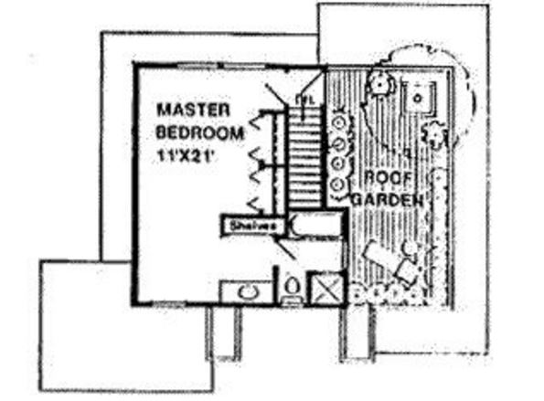 plano de casa de adobe de dos pisos