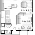 Plano de casa de 2 pisos 3 habitaciones 