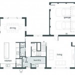 Plano de casa de 330 metros cuadrados con 4 dormitorios